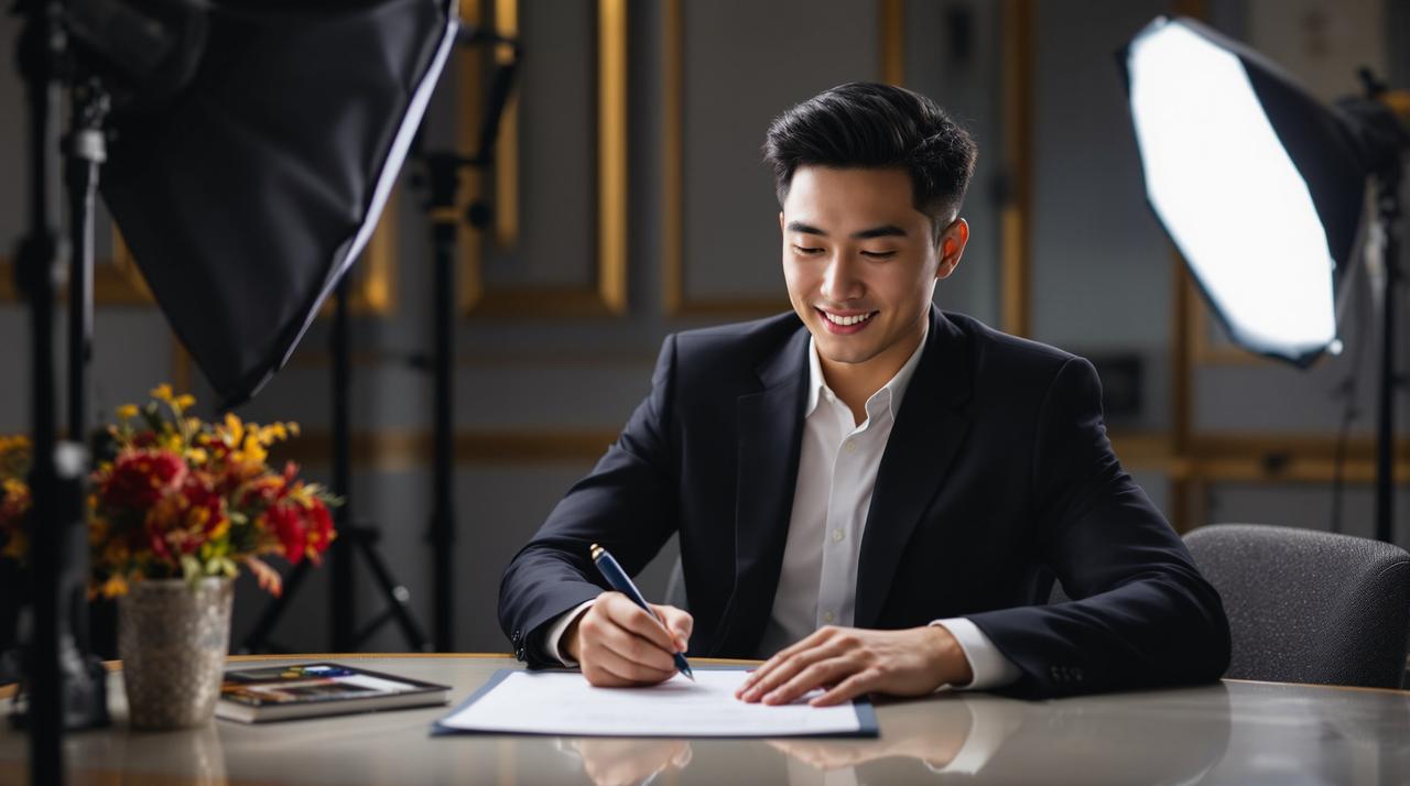 新生代演员苏晨正式签约花都视频,开启全新艺术征程